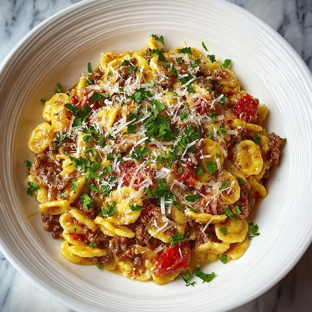 Savory Ground Beef Orzo Recipe - Recipe Image