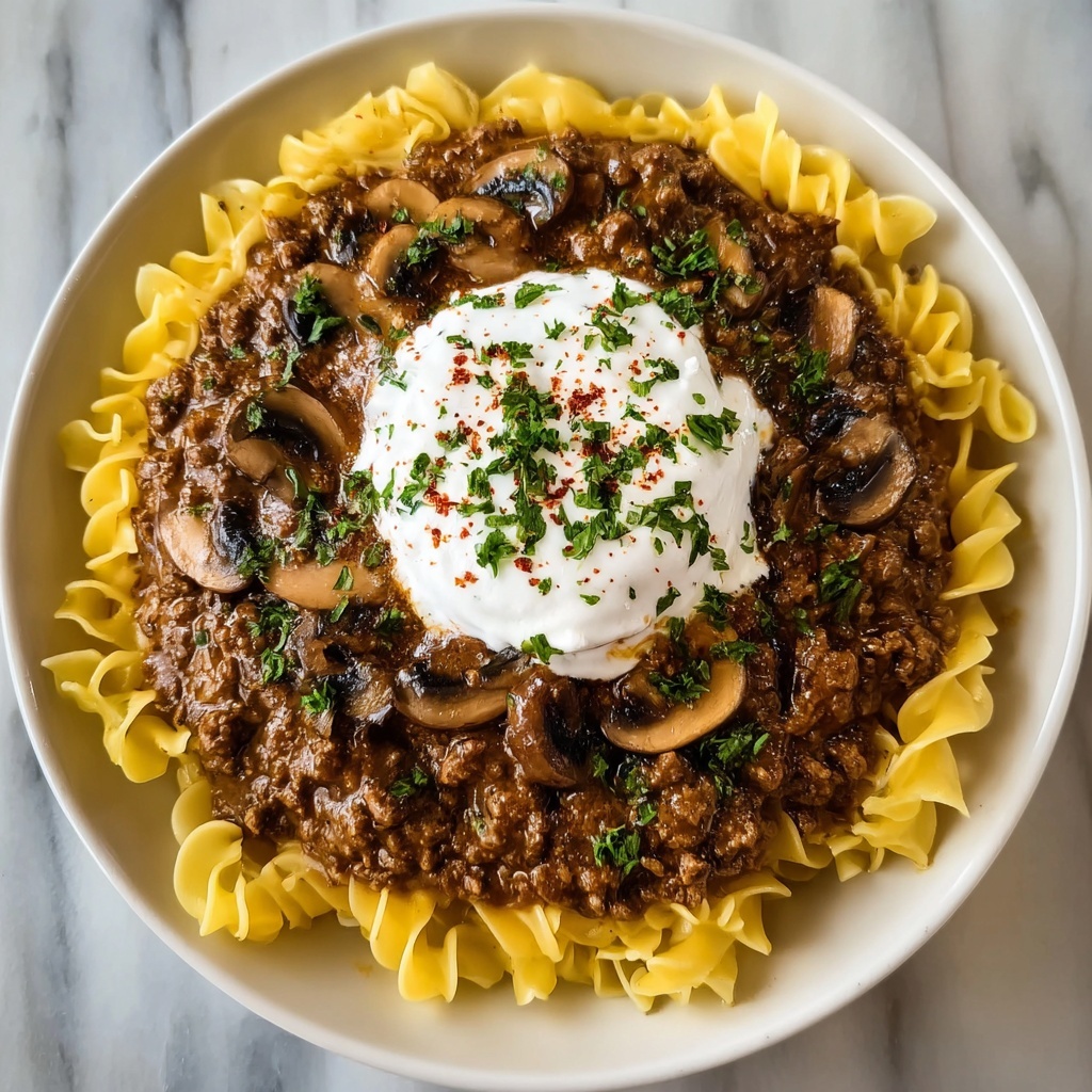 Ground Beef Stroganoff Recipe - Recipe Image