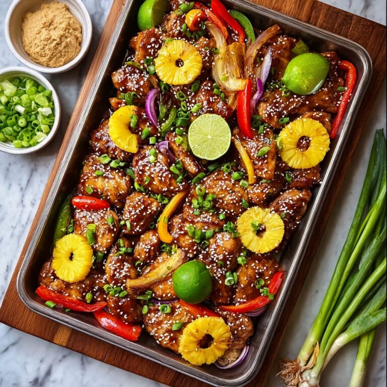Sheet Pan Teriyaki Chicken and Pineapple Recipe