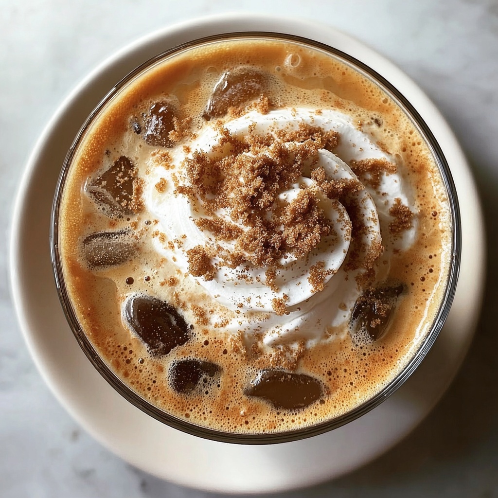 Iced Gingerbread Latte Recipe - Recipe Image