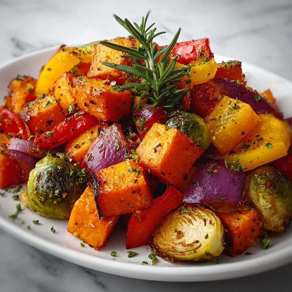 Festive Roasted Christmas Vegetables Recipe - Recipe Image