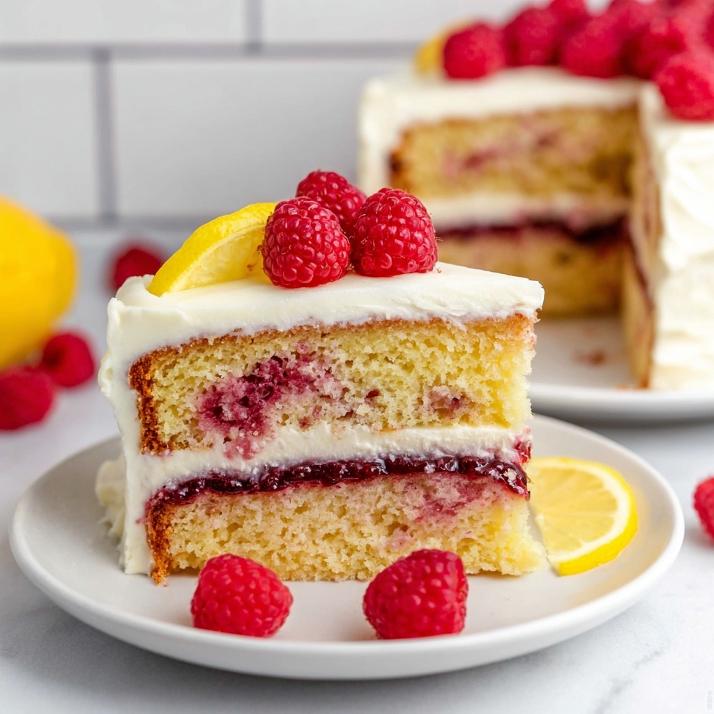Lemon Raspberry Cake Recipe - Recipe Image