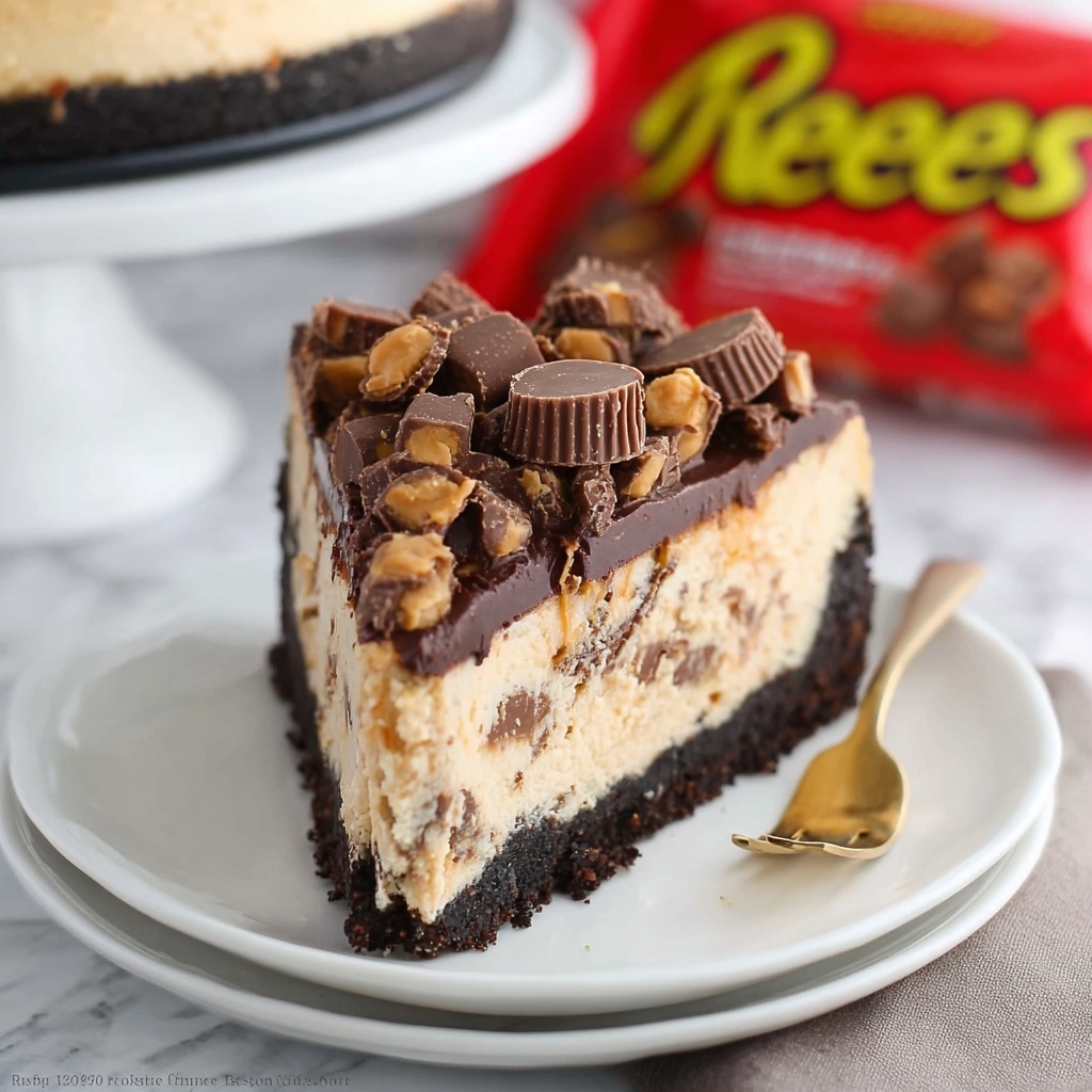 Reese’s Peanut Butter Cheesecake Recipe - Recipe Image