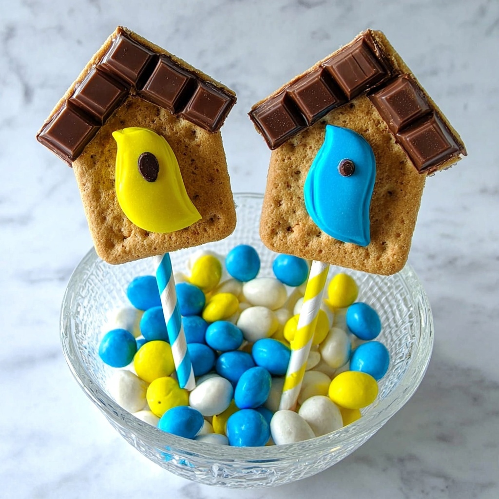 Peeps Bird House S'mores Pops Recipe - Recipe Image