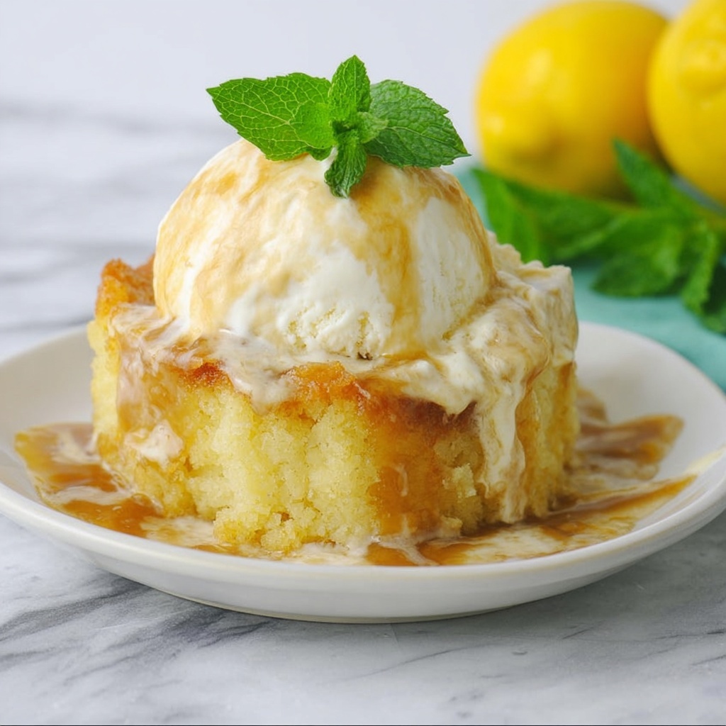 Crock Pot Lemon Cobbler Recipe - Recipe Image