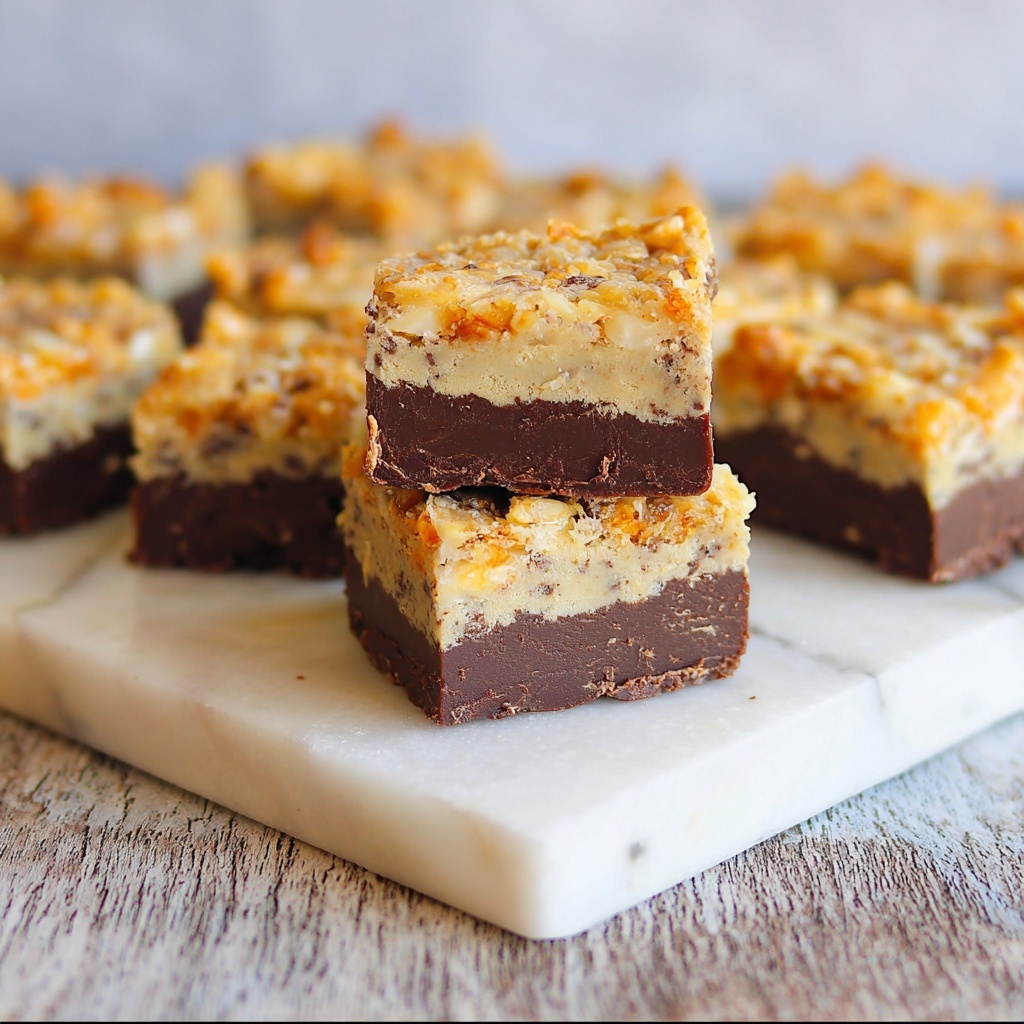 Easy German Chocolate Fudge Recipe - Recipe Image