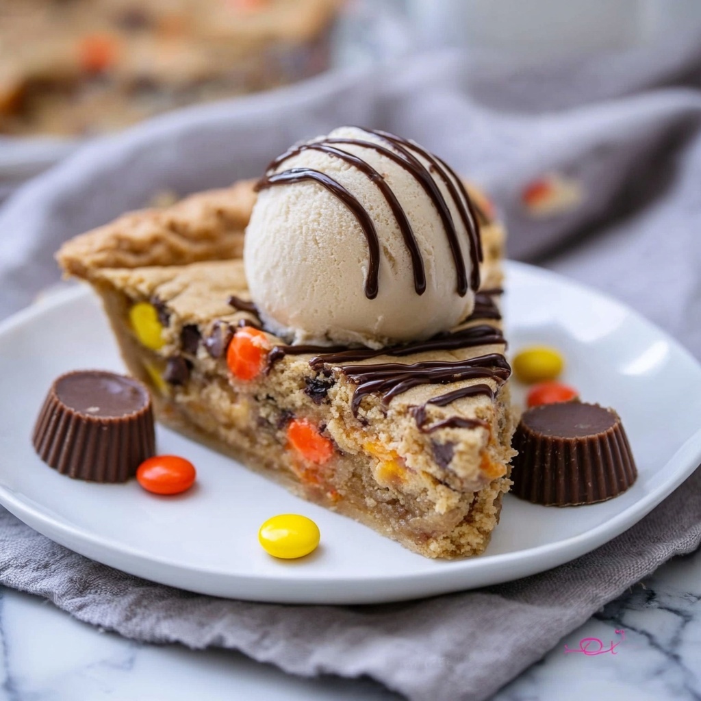 Reese’s Peanut Butter Cookie Pie Recipe - Recipe Image