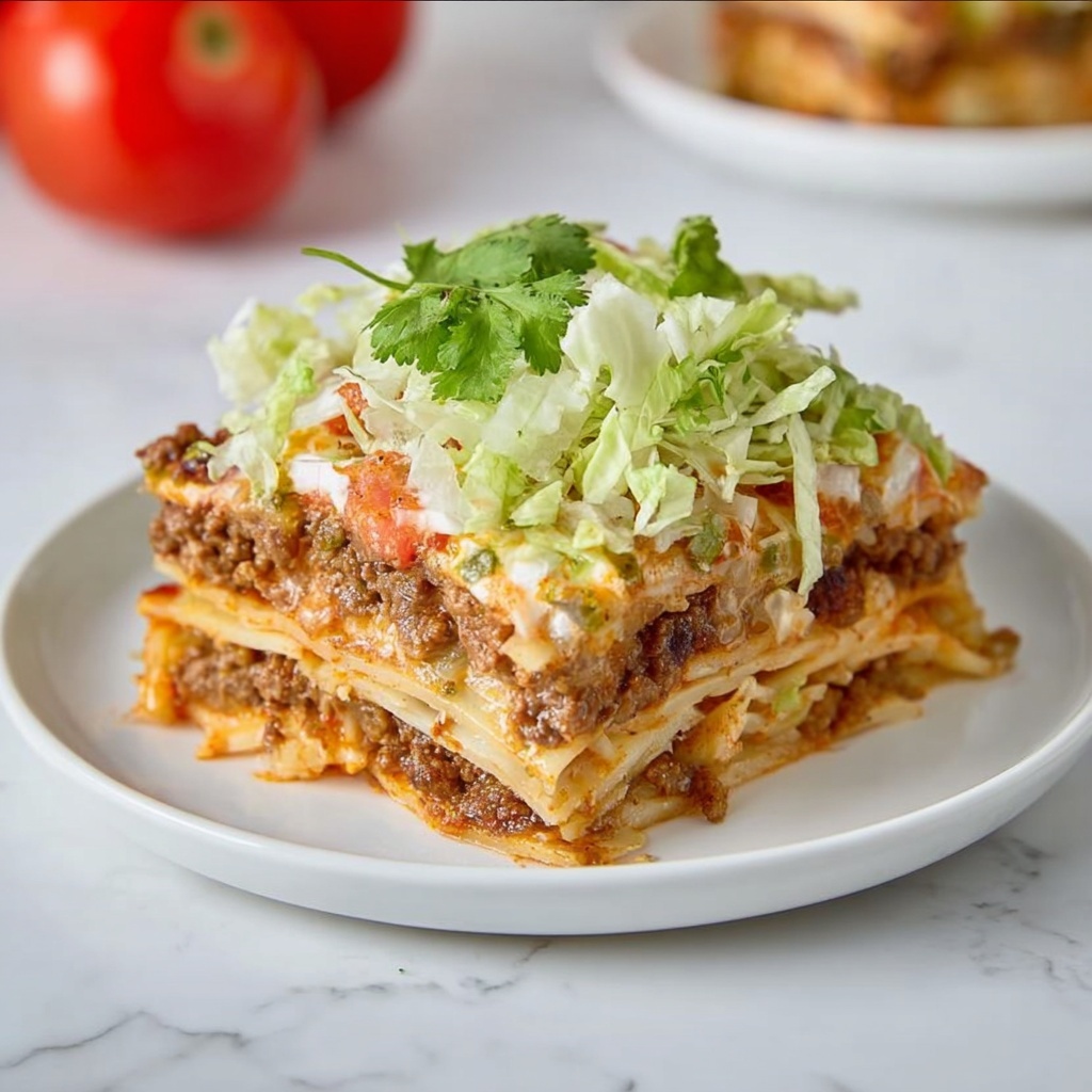 Taco Lasagna Recipe - Recipe Image