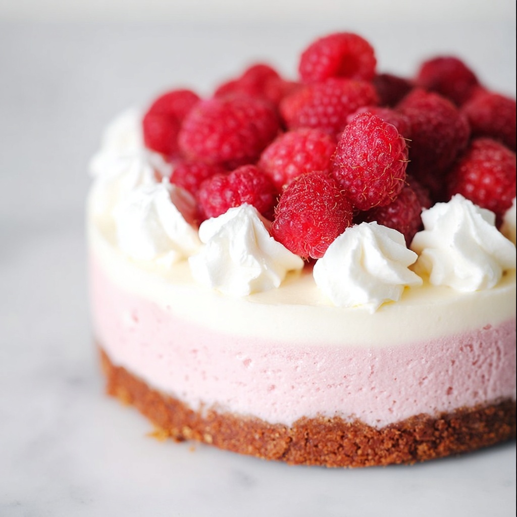 Raspberry Mousse Cheesecake Recipe - Recipe Image