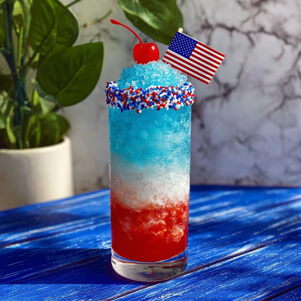 Red White and Blue Margarita Recipe - Recipe Image
