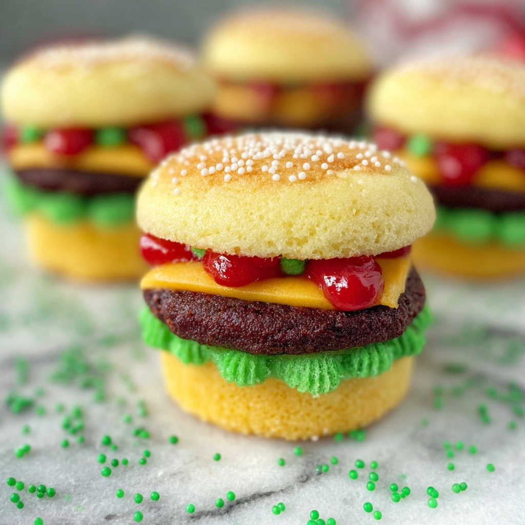 Hamburger Cupcakes Recipe - Recipe Image