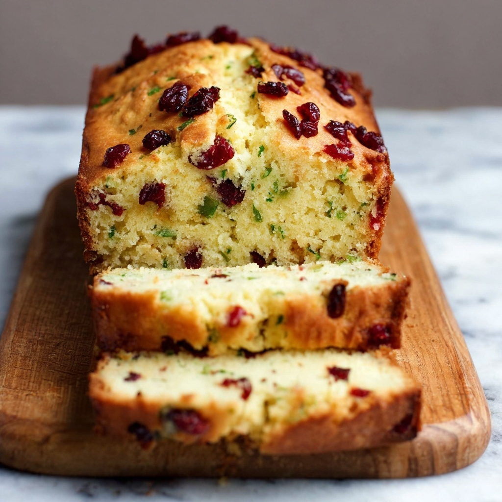 Cranberry Lemon Zucchini Bread Recipe - Recipe Image