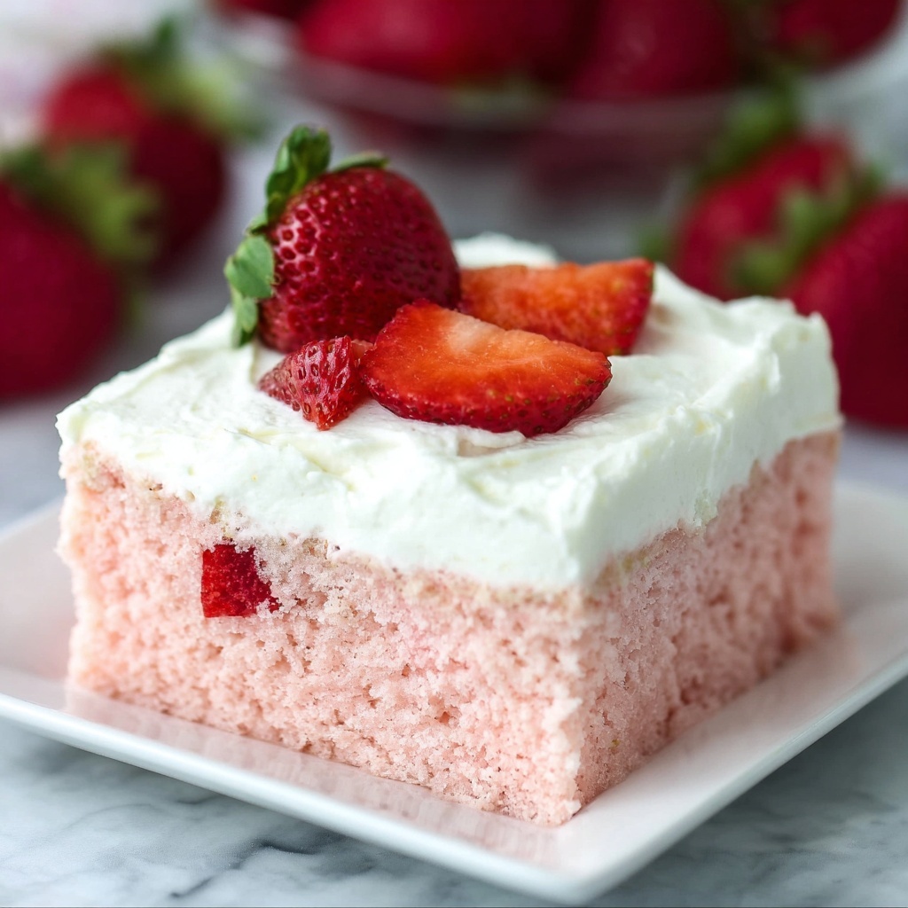 Strawberry and Cream Cake Recipe - Recipe Image