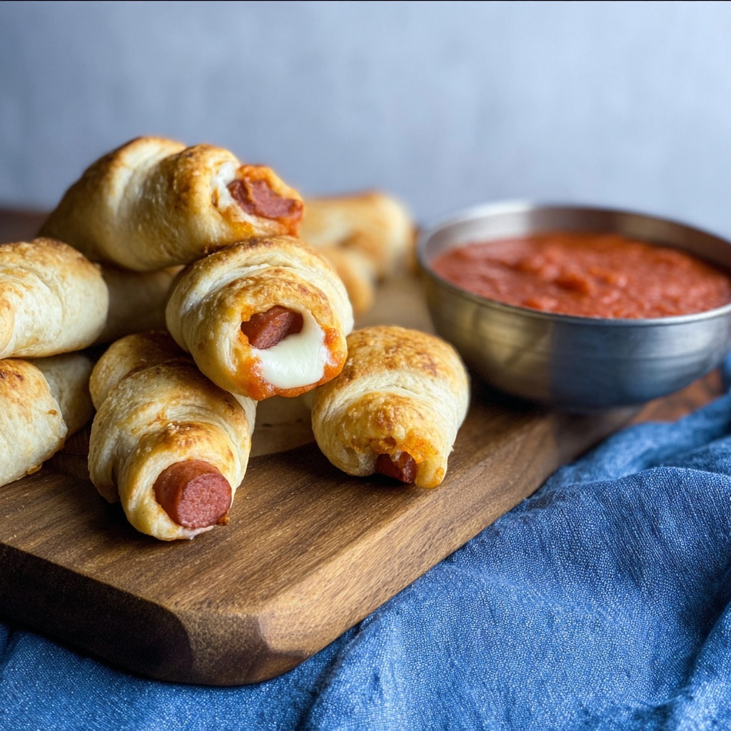 Crescent Roll Pizza Bites Recipe - Recipe Image