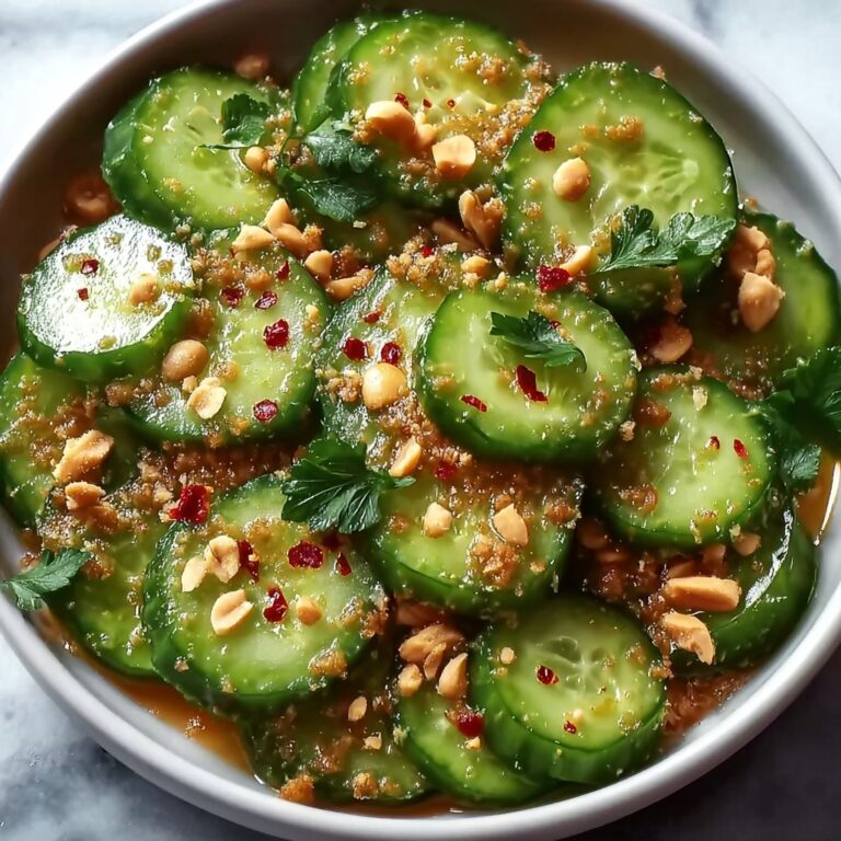 Bold and Spicy Cucumbers in Peanut Sauce You’ll Crave! Recipe