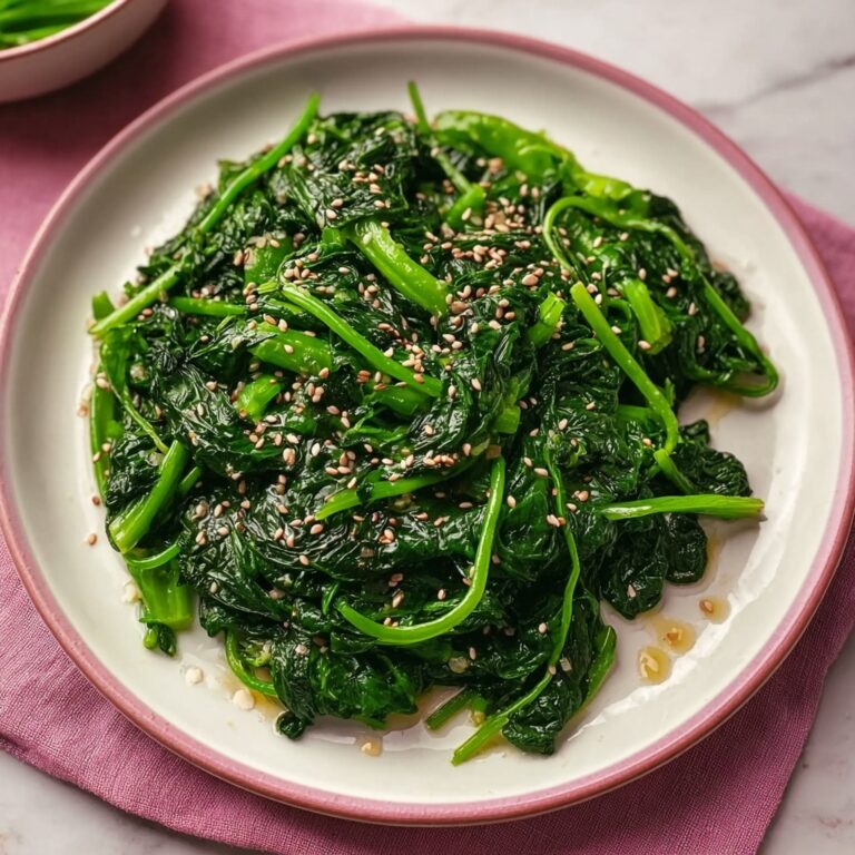 Irresistibly Easy Korean Spinach Side Dish Recipe