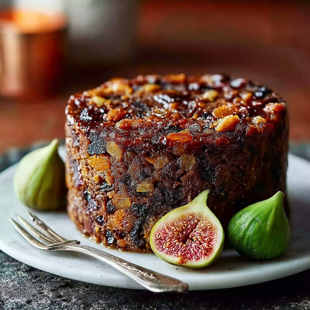 Decadent Fig, Apricot and Pistachio Christmas Cake Delight Recipe - Recipe Image