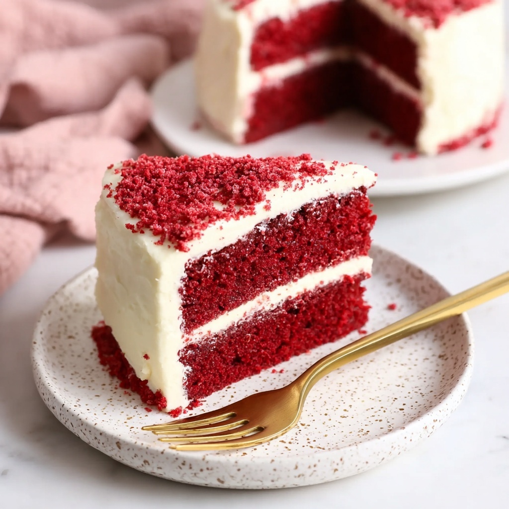The Best Red Velvet Cake: Soft, Moist, and Irresistibly Creamy Recipe - Recipe Image