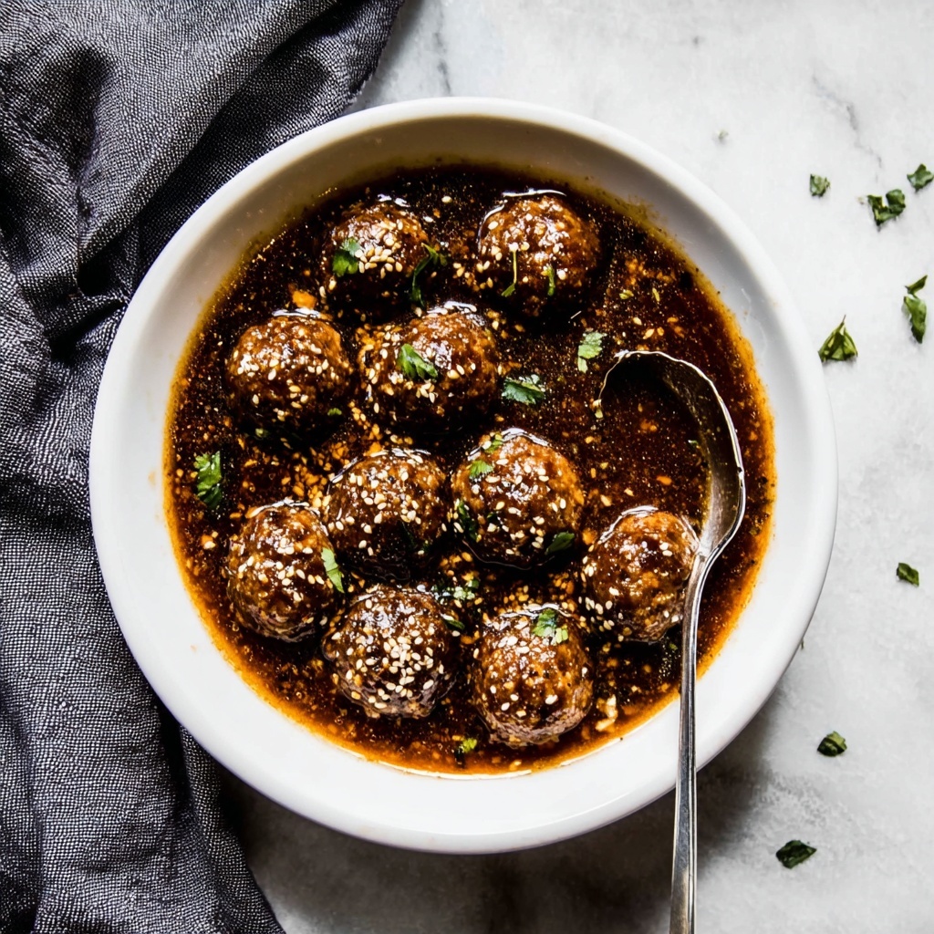 Korean BBQ Meatballs Recipe - Recipe Image