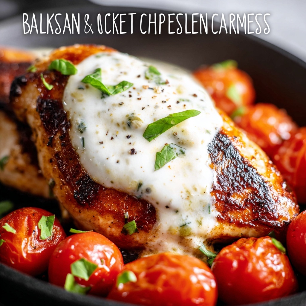 Balsamic Glazed Caprese Chicken Recipe - Recipe Image