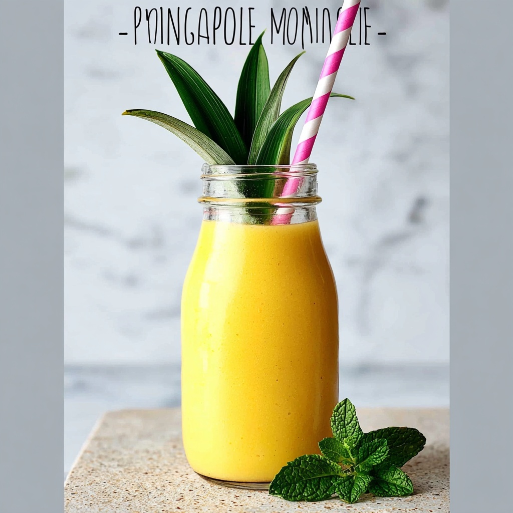 Pineapple Mango Smoothie Recipe - Recipe Image