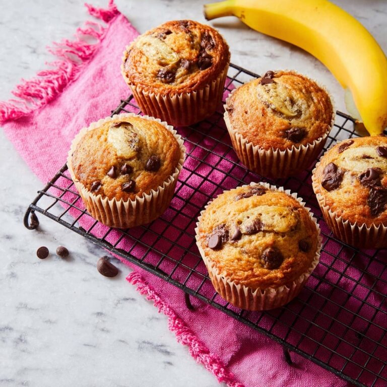 Chocolate Chip Banana Muffins Recipe