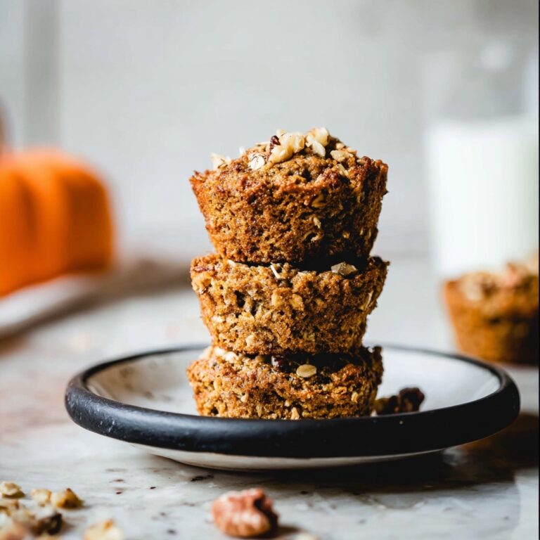 Baked Pumpkin Oatmeal Cups Recipe