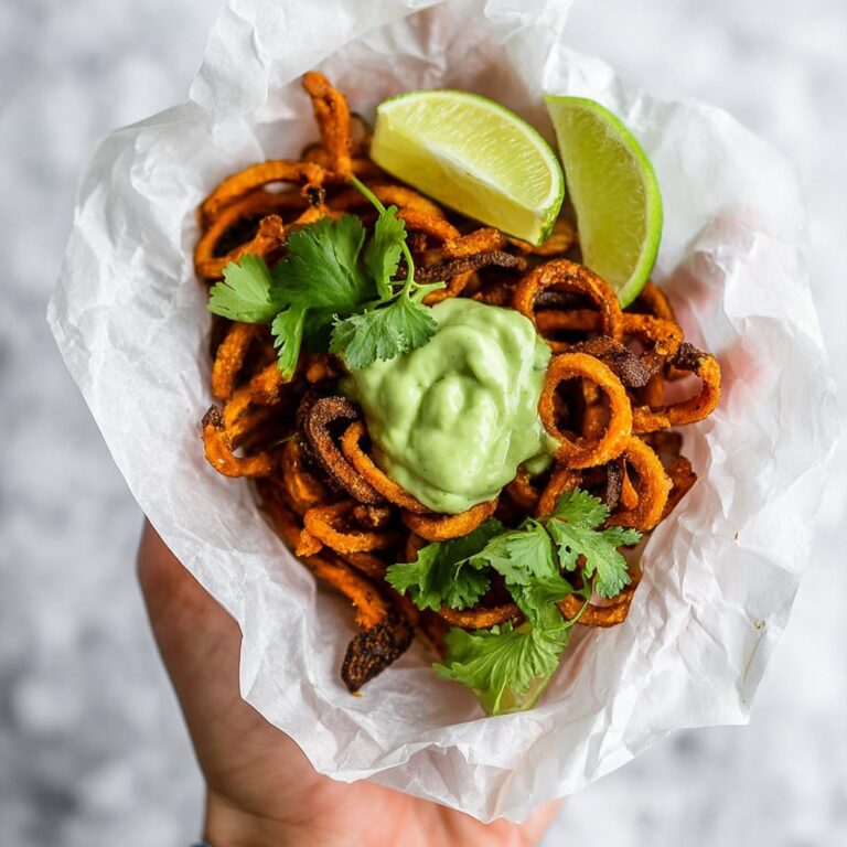 Mexican Sweet Potato Fries with Cilantro Lime Dip Recipe