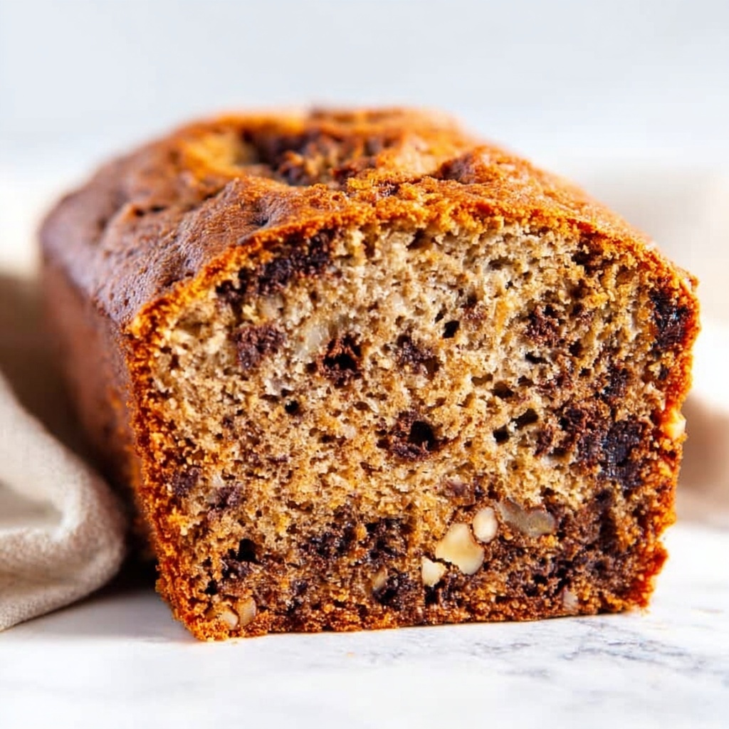 Healthy Chocolate Chip Banana Bread Recipe - Recipe Image