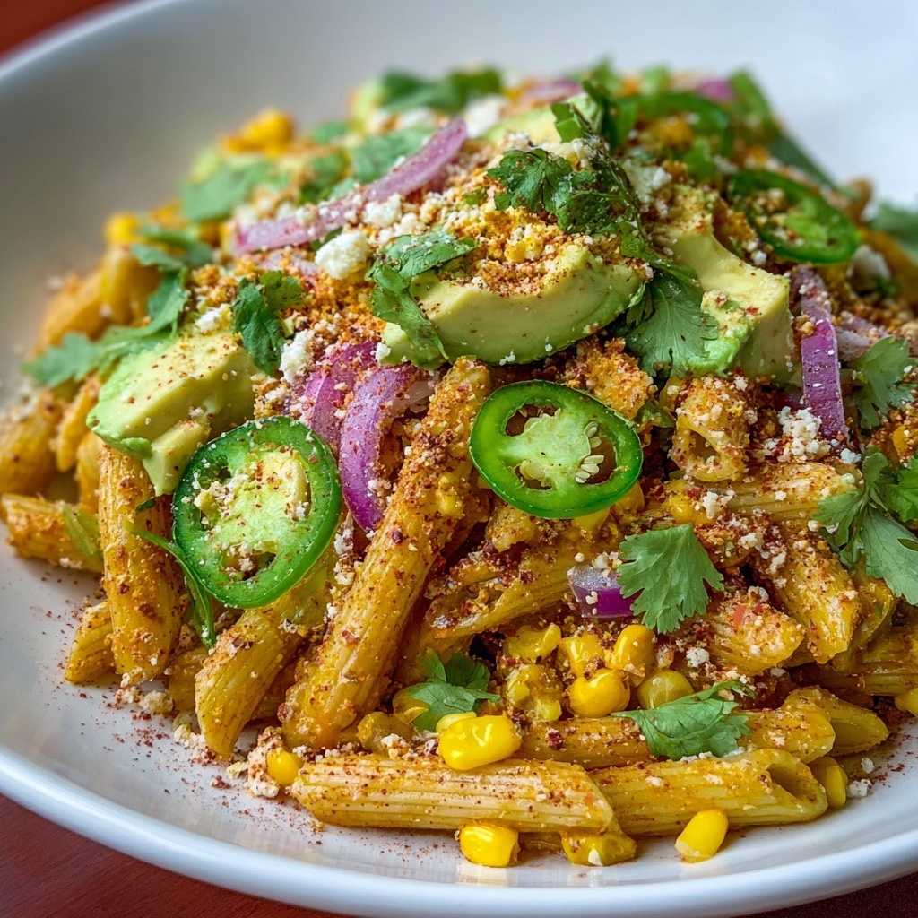 Healthy Street Corn Pasta Salad Recipe - Recipe Image