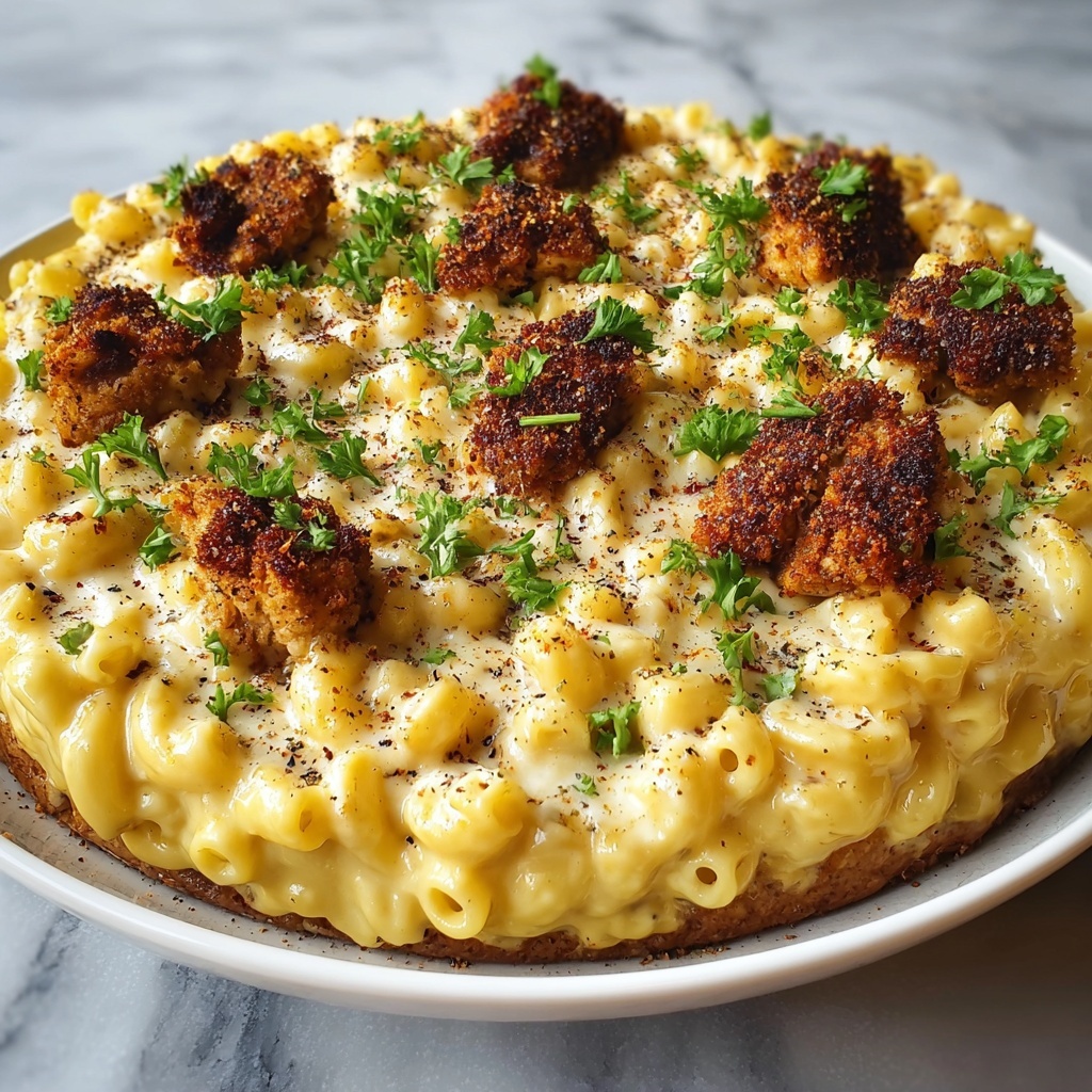 Creamy Honey Pepper Chicken Mac & Cheese Recipe - Recipe Image
