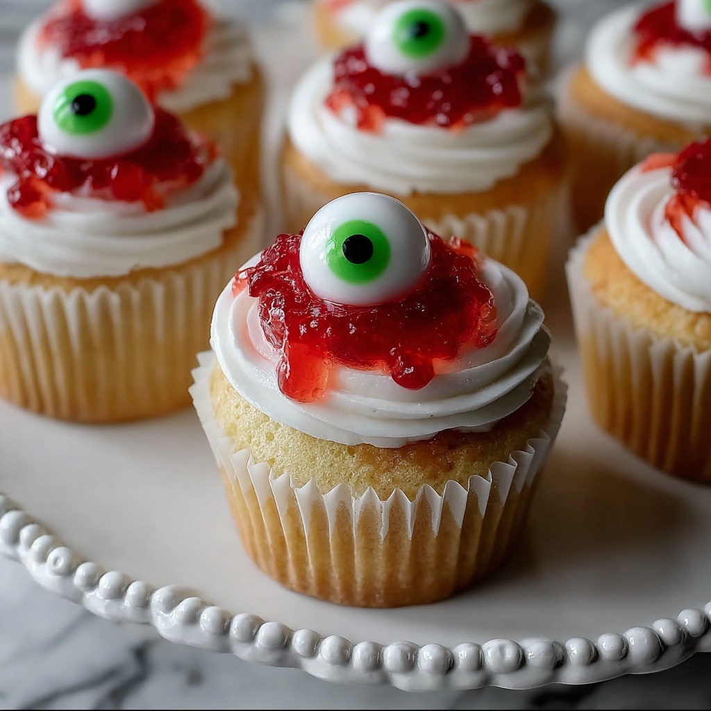 Halloween Augapfel Cupcakes Recipe - Recipe Image