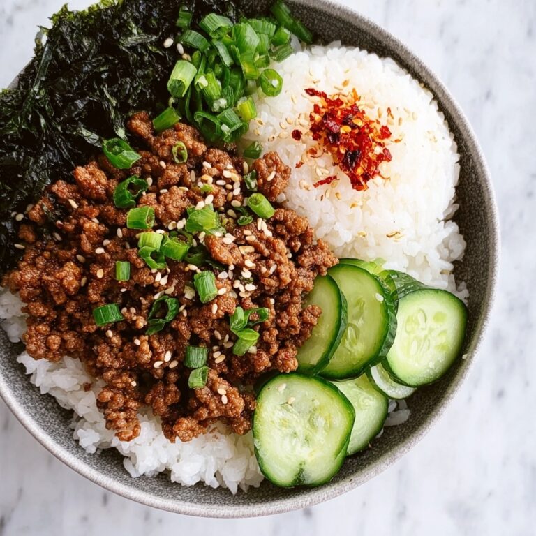 Korean Ground Beef Bowl Recipe