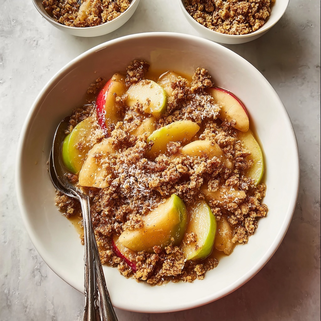 Healthy Breakfast Apple Crumble Recipe - Recipe Image