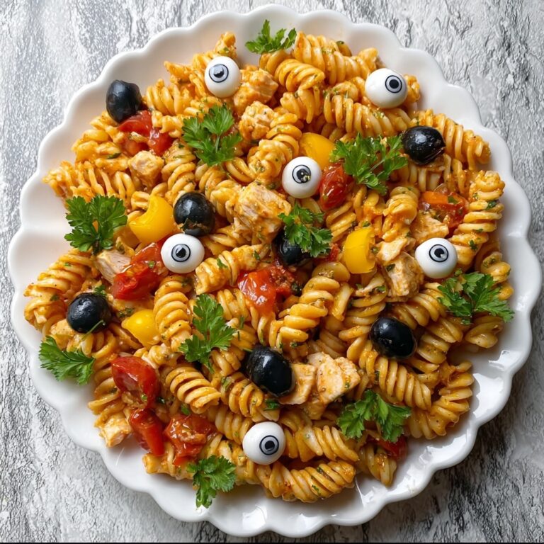 Halloween Eyeball Pasta Salad Recipe