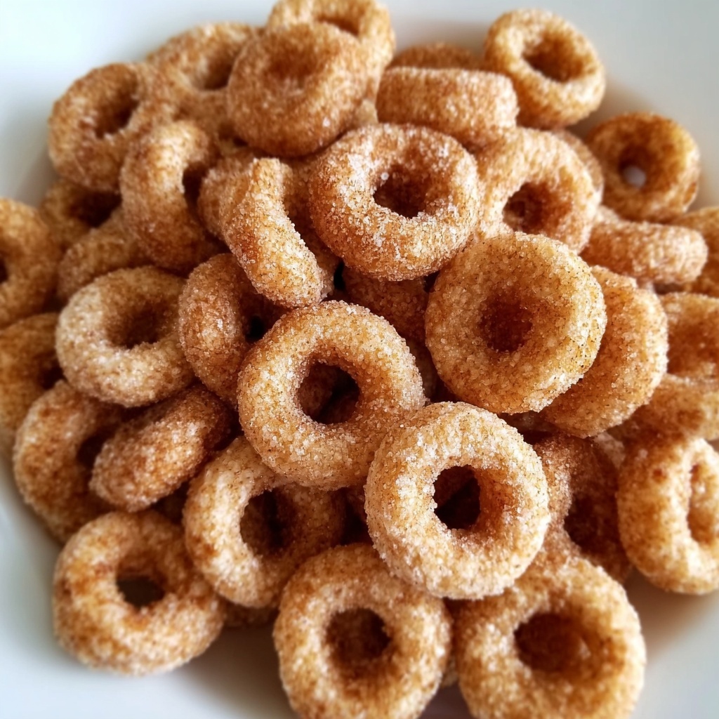 Mini Doughnut Hot Buttered Toasted Cheerios Recipe - Recipe Image