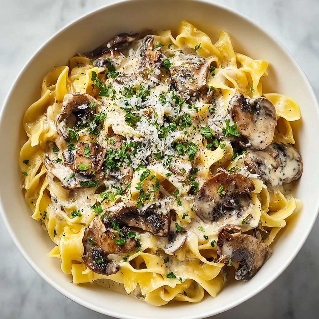 One Pot Mushroom Stroganoff Recipe - Recipe Image
