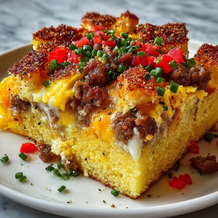Sausage, Egg, and Cream Cheese Hashbrown Casserole Recipe
