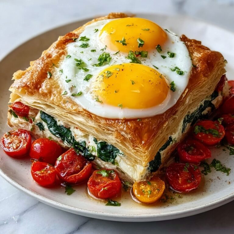 Baked Eggs Napoleon Recipe