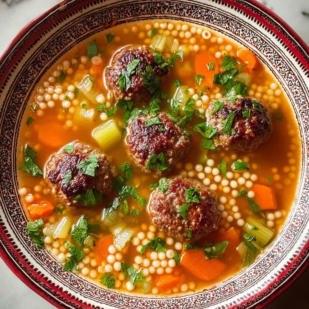 Italian Meatballs Soup Recipe - Recipe Image
