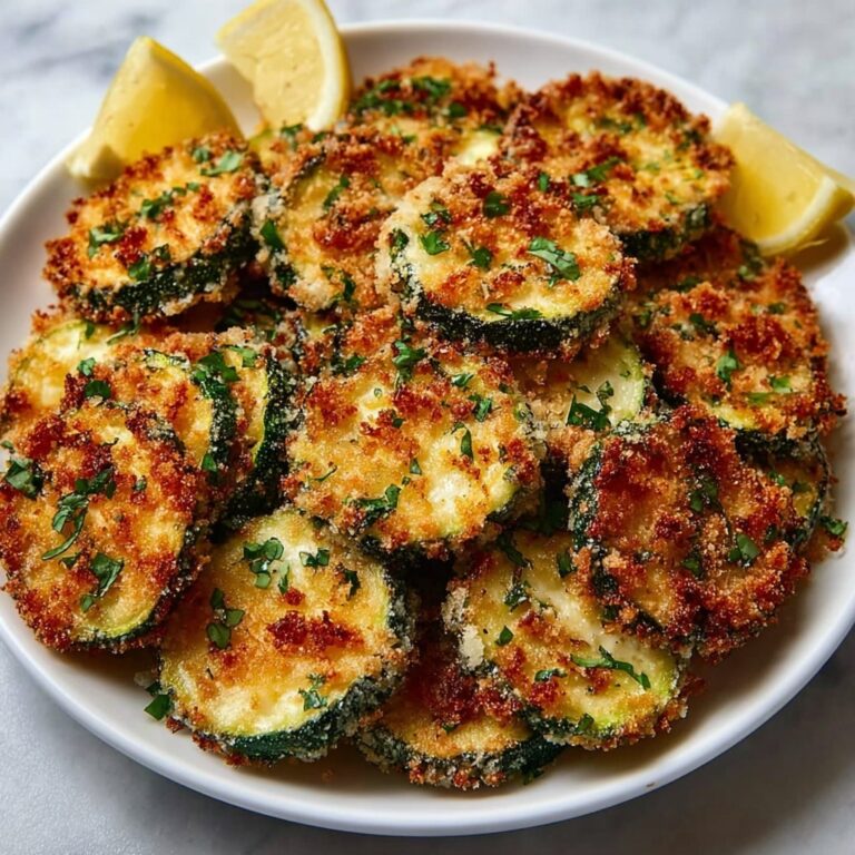 Oven-Crisped Zucchini Slices with Parmesan and Italian Seasoning Recipe