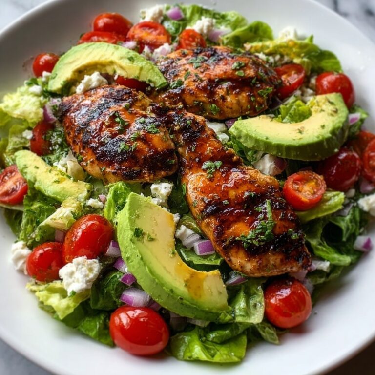 Grilled Chicken Avocado Salad Recipe