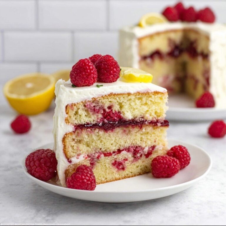 Lemon Raspberry Cake Recipe