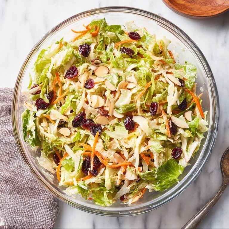 Apple Slaw with Cranberries and Almond Slices Recipe