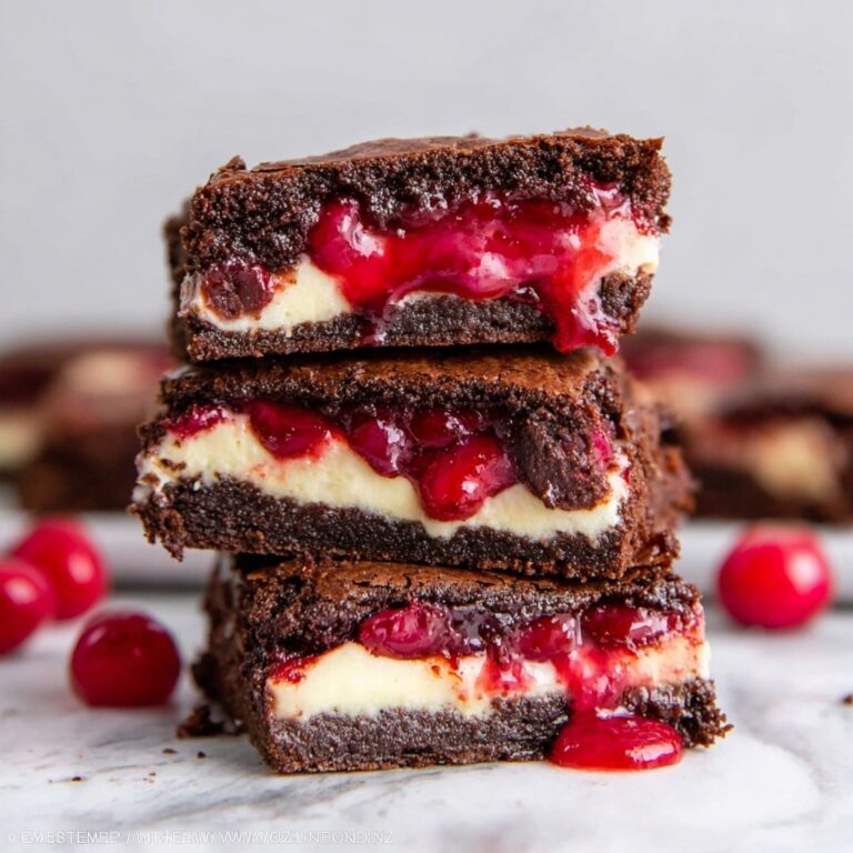 Cherry Cheesecake Brownies Recipe