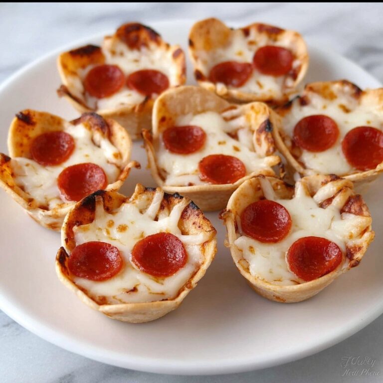 Mini Deep Dish Pizzas Recipe