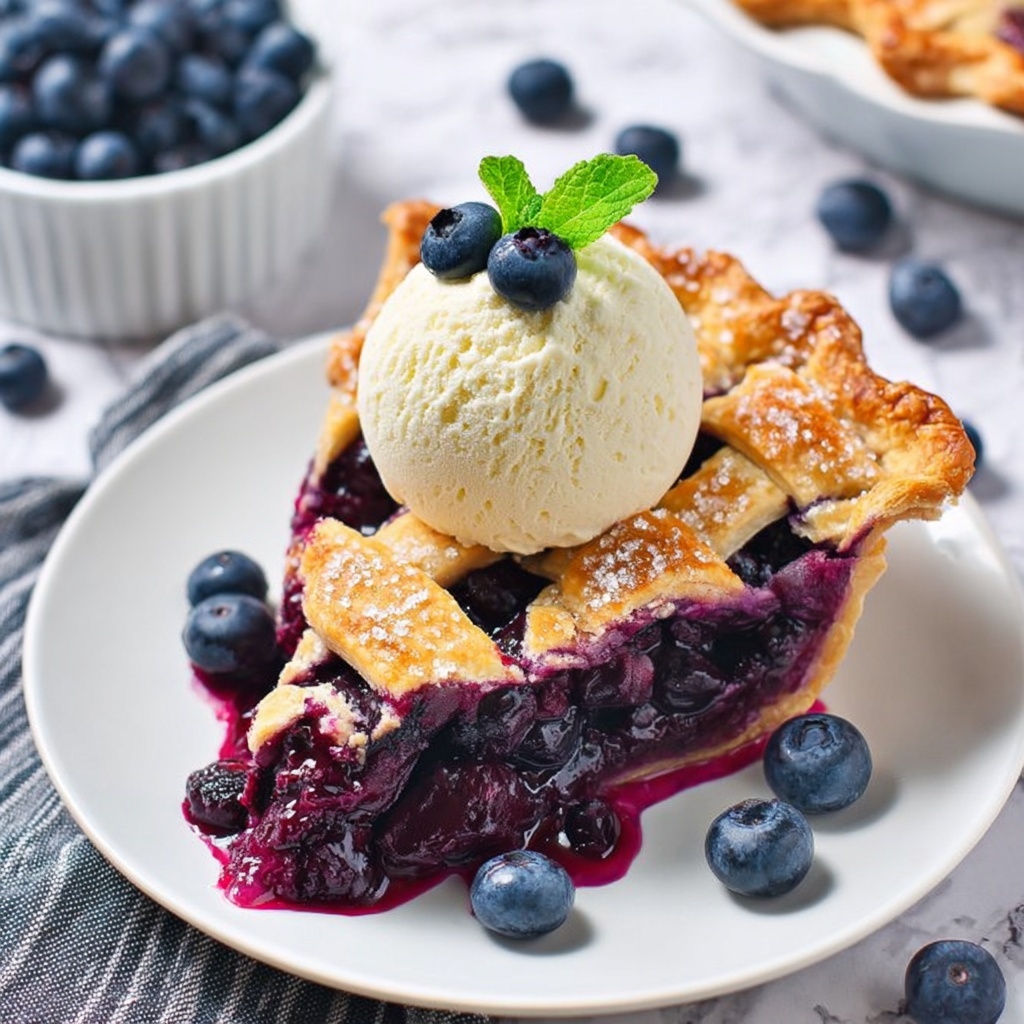 Blueberry Pie Recipe - Recipe Image