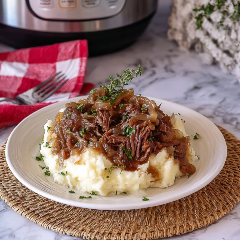Slow Cooker French Onion Pot Roast Recipe