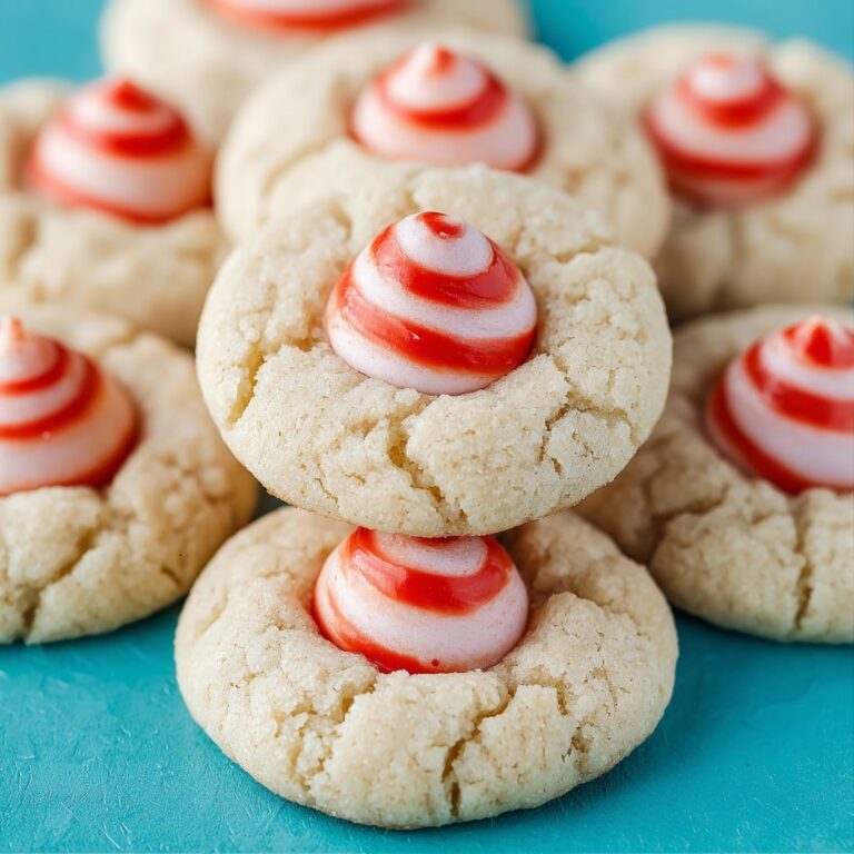 Peppermint Kiss Cookies Recipe