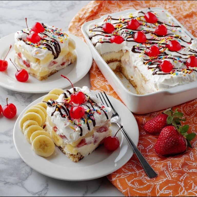 Banana Split Cake Recipe